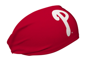 Phillies Cooling Headband - Red Cap Logo