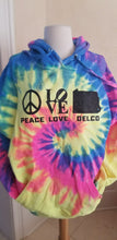 Load image into Gallery viewer, Peace Love Delco - Tie Dye Hoodie