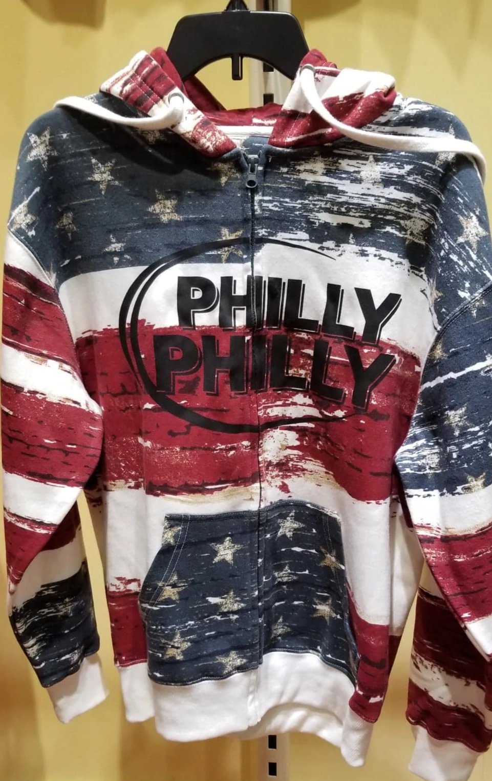 Philly Philly - Patriotic Stripe Zip Hoodie