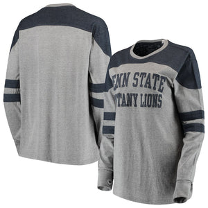 Penn State Nittany Lions Peyton Grey/Navy Long Sleeve