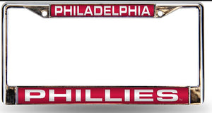 Phillies Red License Plate Frame