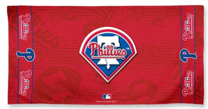 Phillies Shadow Logo Beach Towel
