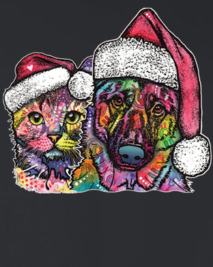 Christmas Cat & Dog- Tee