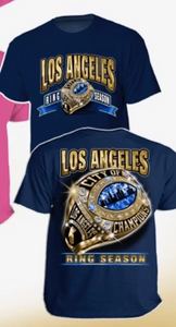 Los Angeles Ring Season - Navy Tee